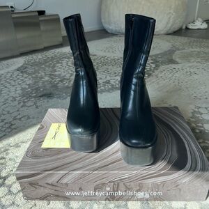 Jeffrey Campbell Black Platform Boots
